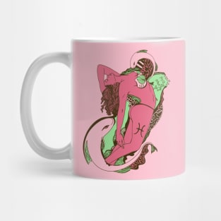 Pink Mint Pisces Beauty Mug